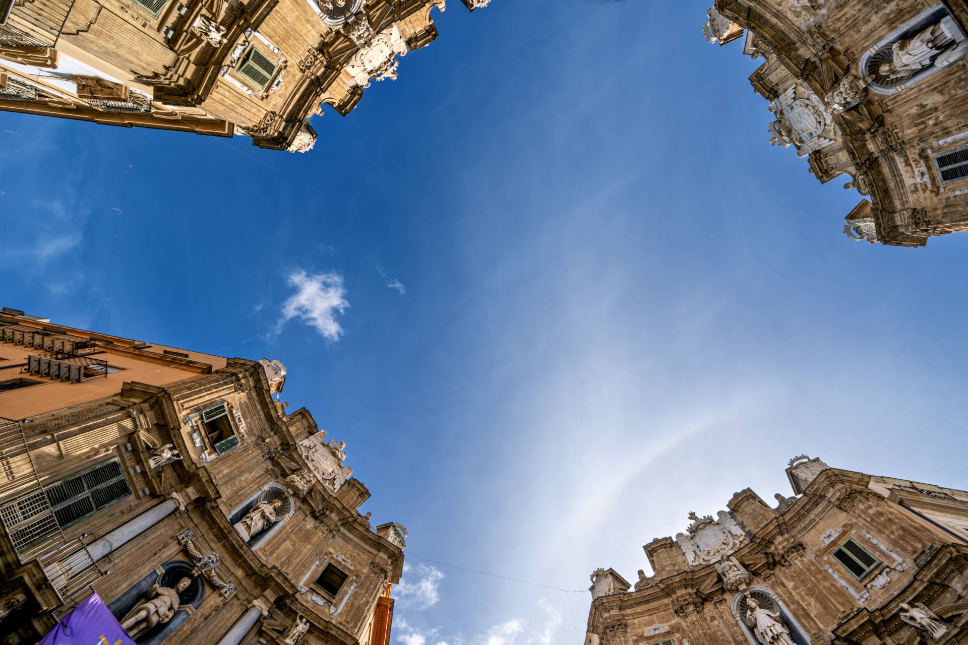 Quattro Canti, Kreuzung Via Maqueda mit der Corso Vittorio Emanuele